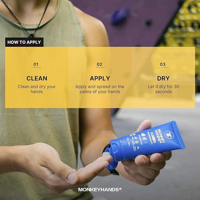 MONKEY HANDS MonkeyHands Gel Grip Pole Dance, Calisthenics, Rings, Parkour, Gymnastics, Padel, Tennis and More - High Performance - Skin Friendly, Vegan