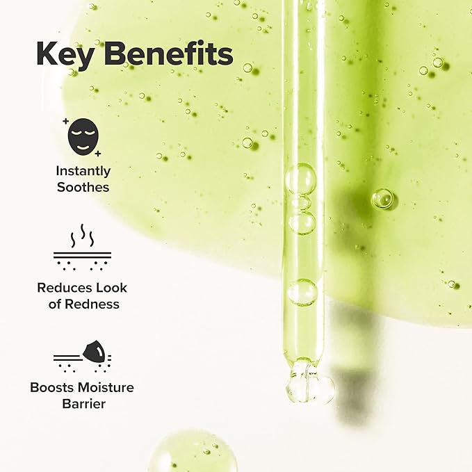 Beauty of Joseon Calming Serum Green Tea Panthenol Soothing, Moisturizing Sensitive, Acne-Prone, UV Irritated Skin, Daily Korean Skin Care for Men and Women (2 Fl.Oz.)