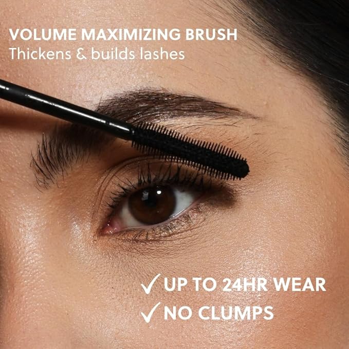 ForChics- Nourishing Eyelash Growth Mascara - Volumizing & Lengthening, Moisturizing Black Formula for Sensitive Eyes, Enhances Thickness & Health