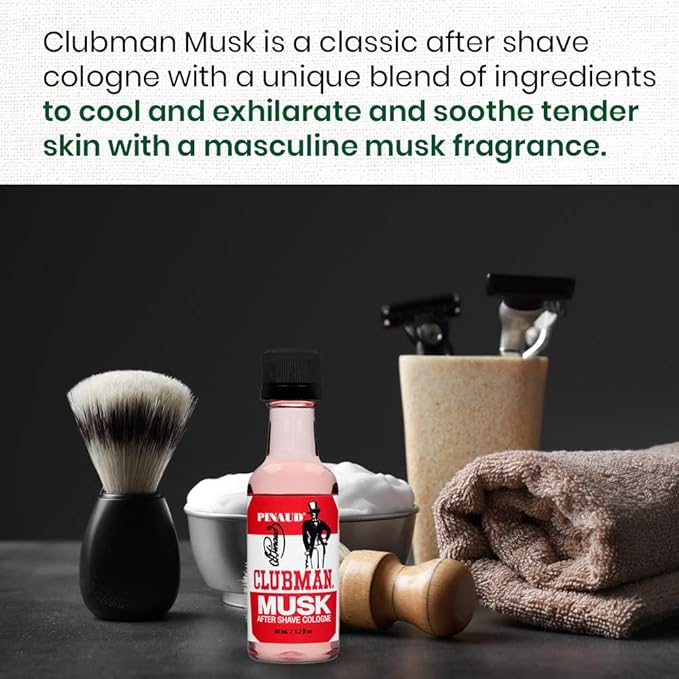 Clubman Musk After Shave Lotion 1.7 fl. Oz x 2 packs