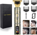 Men's T-Blade Hair Clippers, Waterproof & Low Noise, Professional Hair Trimmer, USB Quick Charge & LED Display, Ergonomic All Metal Design
