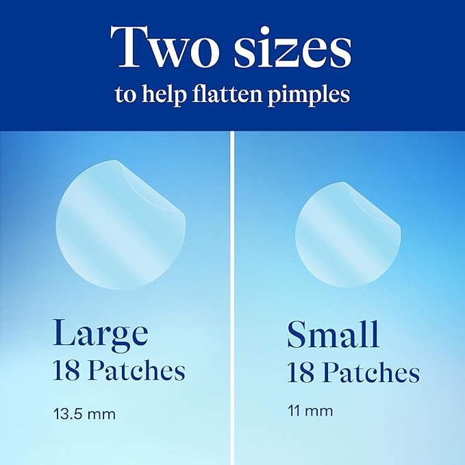 Differin Acne Patches, Pimple Patches for Acne Prone Skin, Formulated with Salicylic Acid and Centella, Fast Triple Action Power Patch for Day & Night, Dermatologist Tested, 36 Count (Pack of 12)