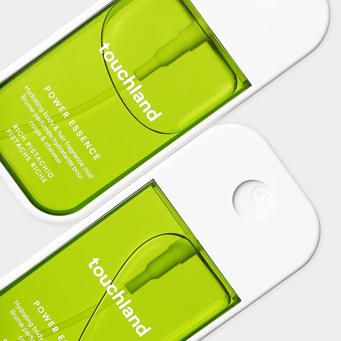 Touchland Hydrating Body & Hair Fragrance Mist, Rich Pistachio, 2 FL. OZ. Travel Size Body Spray