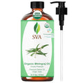 SVA Organic Bhringraj Oil 16oz Premium Carrier Oil for Hair Care, Hair Oiling, Scalp Massage, & Skin Care