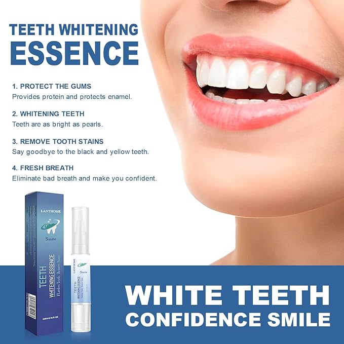Teeth Whitening Essence Pen for Cleaning Teeth Stains, Freshening Breath and Reducing Yellowing (3pcs)