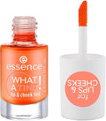 essence | What a Tint! Lip & Cheek Tint | Long-Lasting Liquid Blush & Lip Stain | Non-Sticky & Kiss-Proof | Vegan & Cruelty Free (03 |Peachy Vibes)