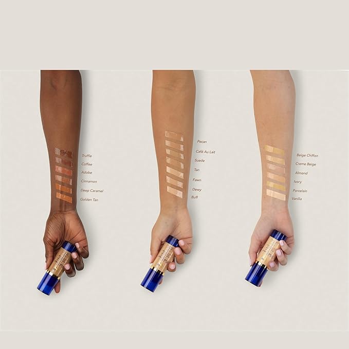 SeneGence MakeSense Original Foundation, Pecan, 1 Fl Oz, Long-Lasting Oil-Free Formula with Skin-Nourishing Ingredients, Water-Resistant