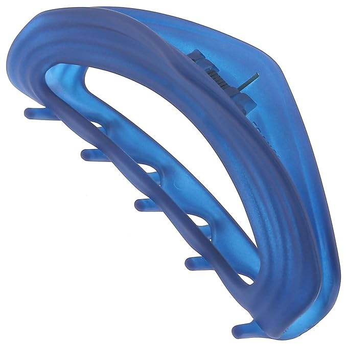Camila Paris CP3532 French Hair Clip for Women, Blue, Girls Hair Claw Clip Jaw Fashion Durable and Styling Hair Accessories for Women, Luxury Ladies Strong Hold No Slip Grip Clamp, Made in France