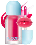 TOCOBO Juicy Berry Plumping Lip Oil 12 Cherry Ade – Korean Vegan Hydrating Lip Oil with Plant Oils for High Shine Gloss - Non Sticky Formula for All Skin Tones, 0.12 fl.oz.