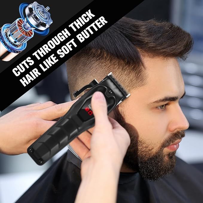 Hair Clippers for Men Professional Hair Trimmer Powerful Beard Trimmer Hair Cutting Grooming Tool