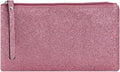 Celestial Glitter Makeup Pouch – Six Stunning Shades - Festive Cosmetic Bag (Starlit Rose)