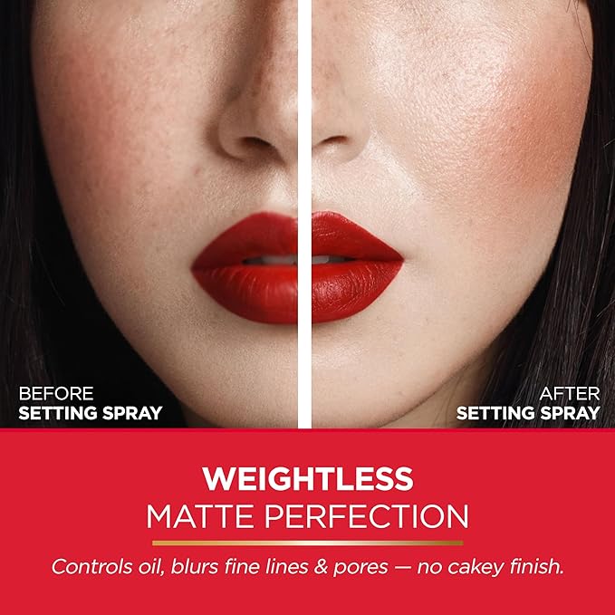 Mirabella Bulletproof Matte Setting Spray for Makeup, Finishing Spray for Makeup Locks in Foundation with a Weightless, Long-Lasting Finish, Setting Spray for Oily Skin is Suitable for All Skin Types