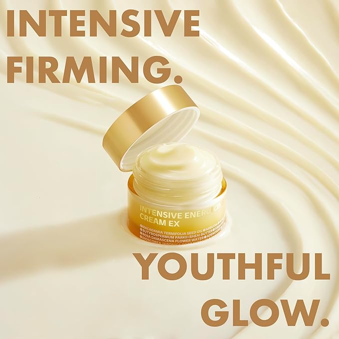 ISOI Intensive Energizing Cream EX, Deep Moisturizing Formula for Skin Elasticity, Face & Neck Cream for Tightening & Firming & Lifting, Korean Skin Care, (2.03 fl. oz, 60ml)