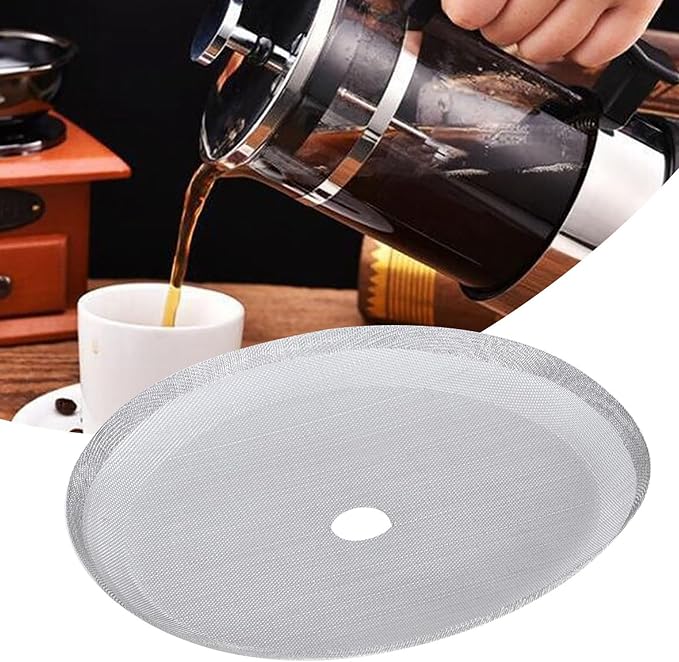 Coffee Filter Mesh, 304 Stainless Steel Coffee Filter Portable Detachable - Image 2