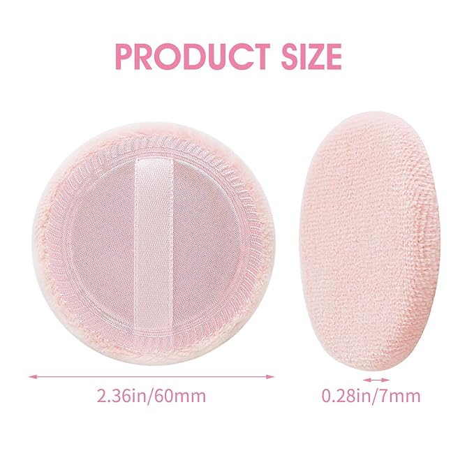 Sibba Beauty Blender Makeup Sponge 12 PCS Fluffy Make Up Foundation Applicator Face Blending Setting Pads Cosmetics Matte Loose Powder Body Paint Wet Dry Application Brushes (pink/skin color)