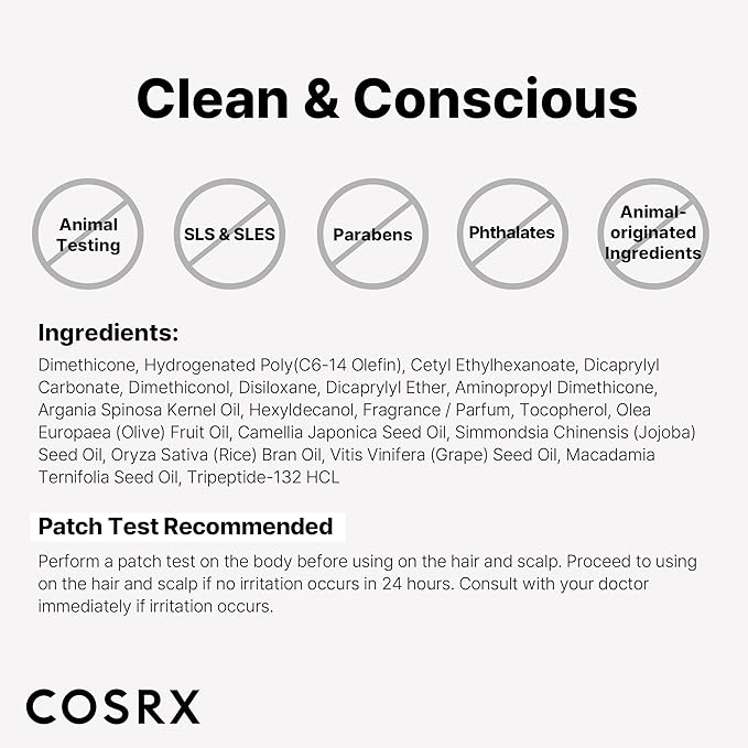 COSRX PEPTIDE 132 Hair Care Set - Bonding Shampoo, Treatment & Oil Serum, Bond Repair Treatment Hair Gift Set for Damaged, Dry Hair, Scalp Treatment for Dandruff, Dry & Itchy Scalp, Stocking Stuffers
