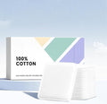 Large Square Cotton Pads, 2.95" x 2.75",150 Count, Lint-Free, Soft, Rounded Corners, Multi-Layer, for Makeup Removal, Toner, Facial Cleansing, Boxed
