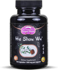 Dragon Herbs He Shou Wu | Prepared He Shou Wu Supplement to Support Energy, Mood, Immune Support, Healthy Aging, Hair | All Natural Ingredients, Non-GMO (100 Capsules, 500 mg Per Capsule