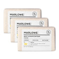 MARLOWE. No. 102 Body Scrub Soap 7 oz (3 Bars), Santal, Exfoliating Soap Bar with Shea Butter, Olive Oil & Green Tea Extracts, Cleanses, Smooths & Revitalizes Skin, Warm Amber, Spice & Citron Scent