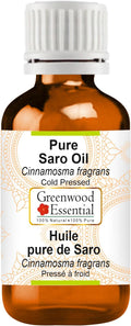 Greenwood Essential Pure Saro Essential Oil (Cinnamosma fragrans) Steam Distilled 30ml (1 oz)