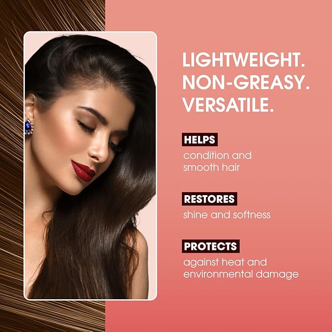 One 'N Only Argan Oil Hair Treatment - Lightweight & Hydrating Hair Oil for Natural, Wigs & Extensions - Shine Enhancing, Heat Protectant & Frizz Control (8 oz, 3pk)
