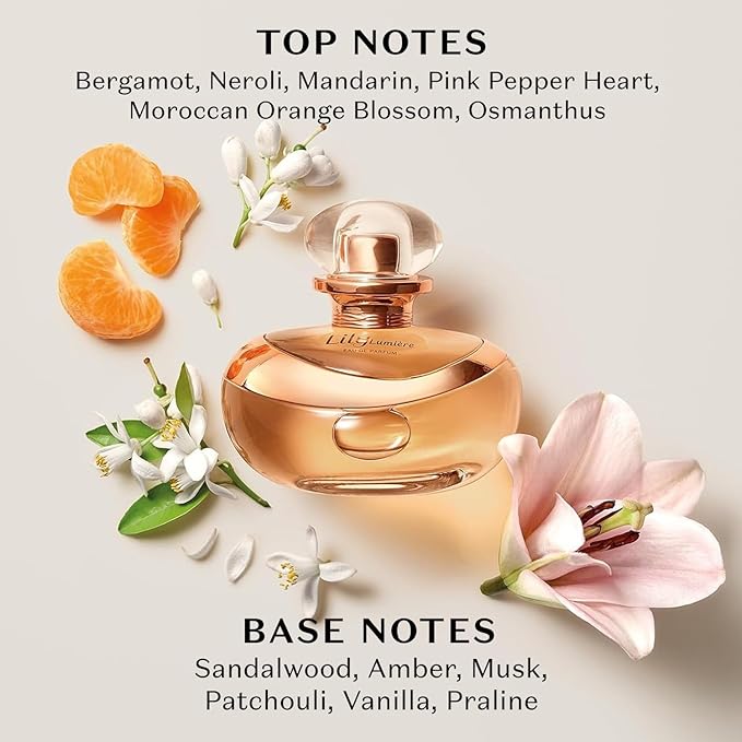 O Boticário Lily Lumiere Eau de Parfum, Long-Lasting Fragrance Perfume for Women, 1 Ounce