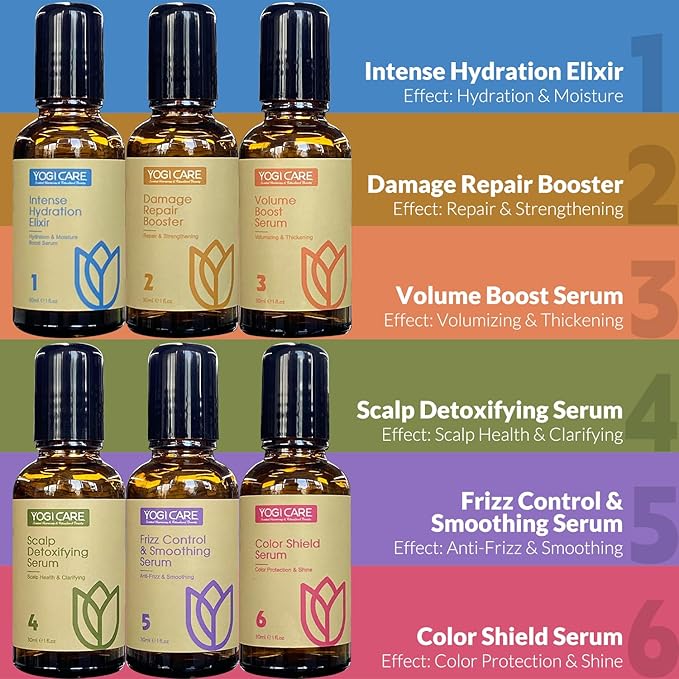 Aroma Therapy Pre-Wash Hair Oil Serum 30ml / 1 Fl.oz (Color Protection & Shine)