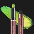CHARMACY New Duochrome Long Stay Eyeshadow Stick, Creamy Eye Shadow Stick, Multicolor-Shifting Glitter Eyeshadow, Waterproof & Smudge-Proof, High Pigmented, Built-in Smudger #08