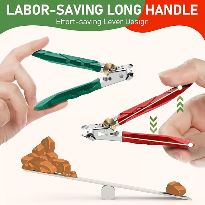 Toenail Clippers for Seniors Thick Toenails, Christmas Stocking Stuffers, Wide Opening Nail Clippers for Men, Heavy Duty Ingrown Toenail Clippers Nail Cutters, Sharp Slanted Nail clippers, Red & Green