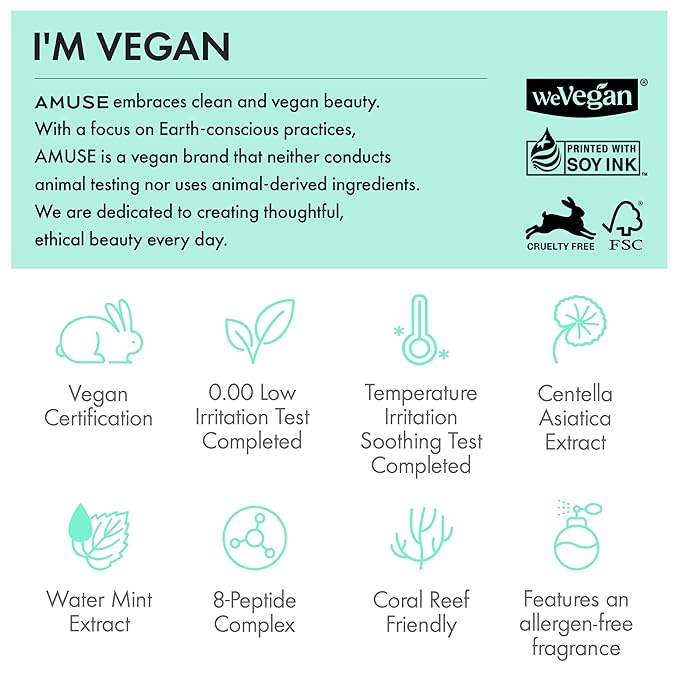 Amuse SEOUL DEW POWER VEGAN CUSHION ([REFILL] 1.5 NATURAL) | Dewy, glow, long-lasting, clean beauty, lightweight, natural look, foundation for sensitive skin, hydrating cushion