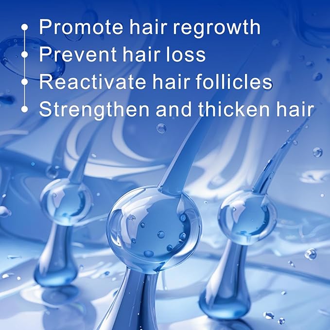 Copper Peptides Hair Growth Serum Women and Men for Thinning Hair Promotes Fullness Reduces Shedding 30ml / 1fl oz