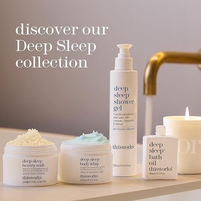 THISWORKS Blissful Bodycare Trio – Deep Sleep Body Whip, Perfect Body Vit C Glow, In The Zone Body Lotion (30ml each) – Travel-Size Moisturizers