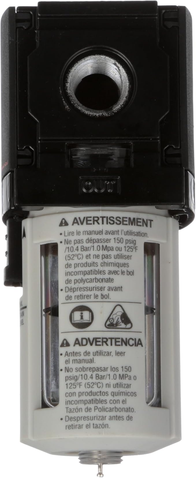 ARO Ingersoll Rand ARO F35121-400-VS Air Line Filter, 1/4" NPT - Image 3