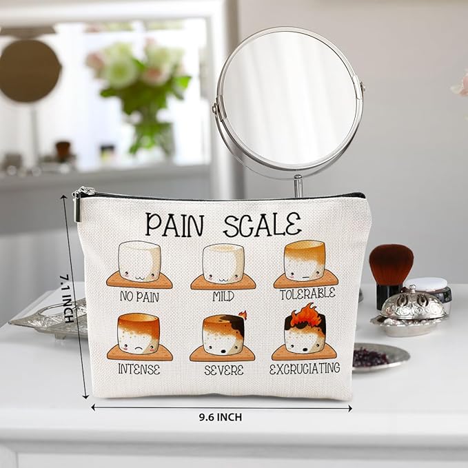 Nurse Gifts, Funny Makeup Bag, Nurse Accessories Funny Horse Cosmetic Bag, Doctor Gift Nursing Travel Organizer Zipper Pouch Thank You Nurses Week Gifts for Women Coworker Friends