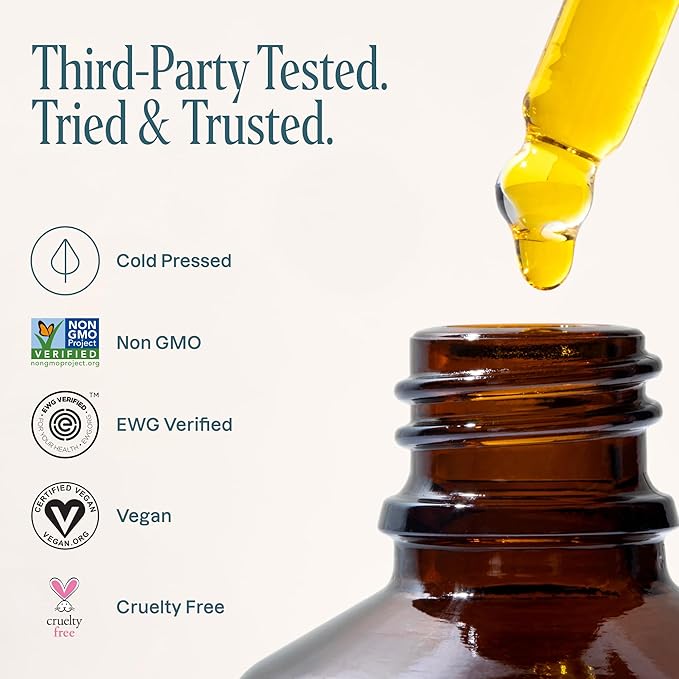 Cliganic Pure Vitamin E Oil for Skin, Scars, Hair & Face - 30,000 IU, Non-GMO Verified | Natural D-Alpha Tocopherol