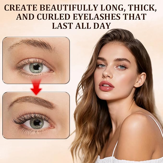 2PCS 4D Silk Fiber Lash Mascara, 2026 New Black Fibre Mascaras,Waterproof Smudge Proof, Lengthening and Thick, Long Lasting, All Day Exquisitely Full