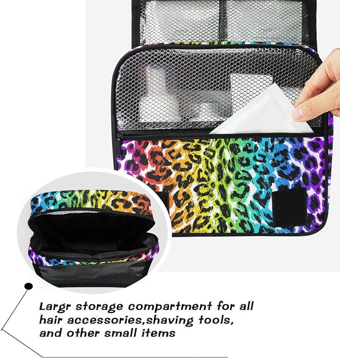 senya Hanging Travel Toiletry Bag Kit Makeup Case Cosmetics Organizer for Men Women