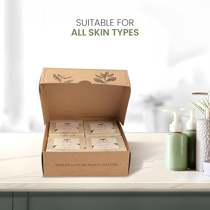 Green Tea Soap Bar - 4 Pack