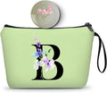Birthday Inspirational Bridesmaid Proposal Team Small Gifts for Women Mom Aunt Teacher Sister Coworkers Makeup Cosmetic Bag Travel with Mirror Mothers Day Christmas Graduation B