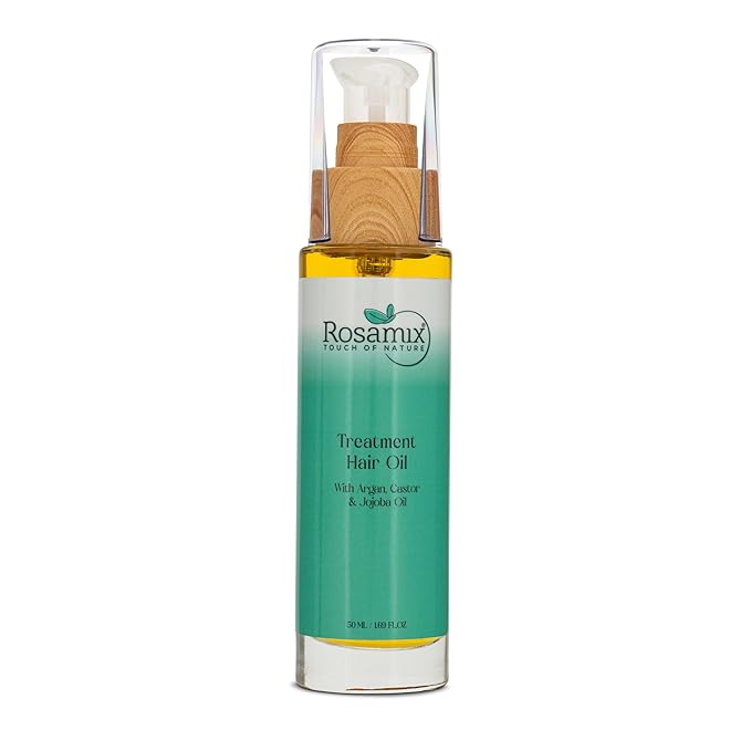 Nourishing Hair Oil – Argan Jojoba Avocado – Moisturizes Strengthens Split-End Repair – Lightweight Rosemary Scent 50ml