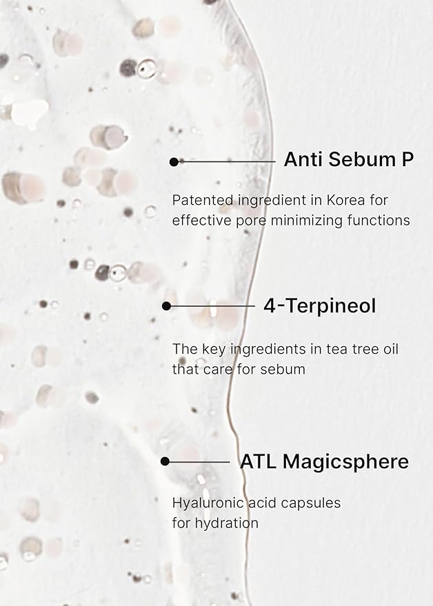 celimax Oil Control Capsule Essence | with Tea Tree Extract, For Sebum Reducing Serum, Mattifying, Hydrating, Moisturizing Mild Formula for Sensitive, 30ml