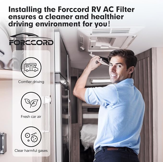 2-PACK RV A/C Filter 16 x 40 x 1/4 Inches Can Cut to Fit RV Air Conditioner - Image 7
