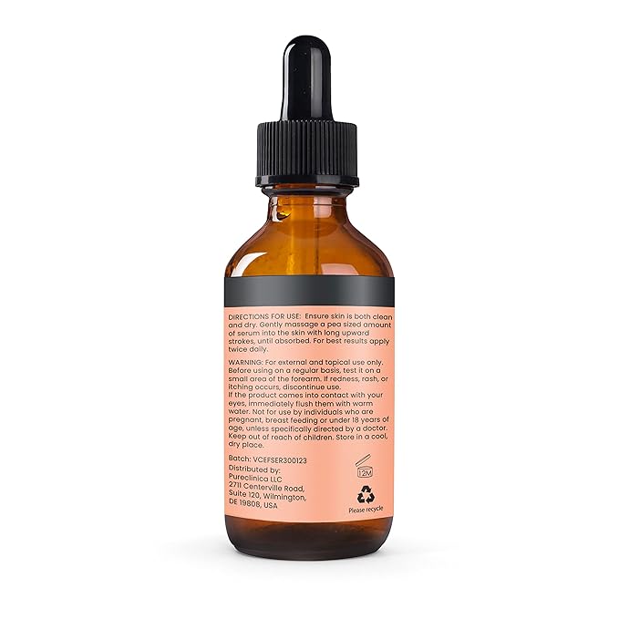 Triple Strength Vitamin C, E & Ferulic Acid Serum (w/Retinol & double weight Hyaluronic Acid) – 30ml / 1 fl oz (2 bottles)