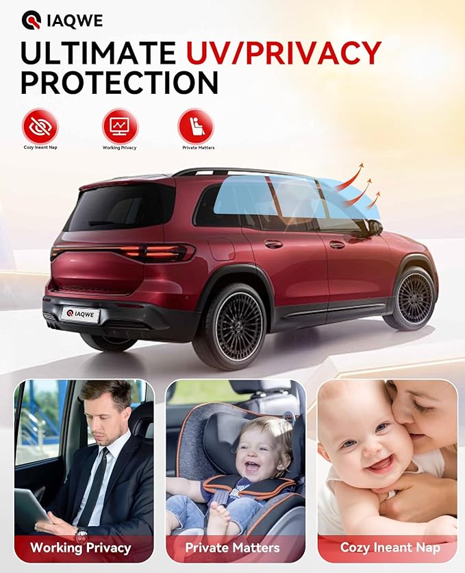 Car Ceramic Window Tint 36" in x 15'Ft with 5% Percent VLT, Tinted Film for Car Windows, UV&IR Protection Heat Insulation Anti-Explosion Scratch Resistant