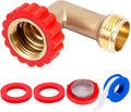 Lead-Free Brass 90 Degree Hose Saver, 90°Hose Elbow Fitting Quick Swivel by Breezliy