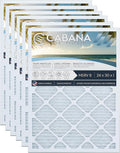 Cabana Filters 6-Pack 24x30x1 MERV 8 AC Furnace Air Filter by CabanaAirFilters
