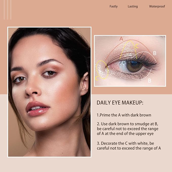 Colorful Shimmery Eye Shadow Stick Glittering Eye Shadow Stick Set with Retractable and Waterproof Eyeshadow Pencil for Long-Lasting Makeup Eyeshadow (Type A 8 Pcs)