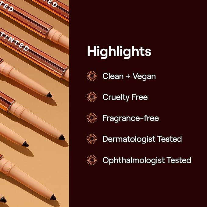 Live Tinted Hueliner Longwearing Pencil Eyeliner - Waterproof, Transfer-Proof, Long-Lasting Formula that Easily Glides On, High-Pigmented Pencil Eyeliner, 0.35g - Brown