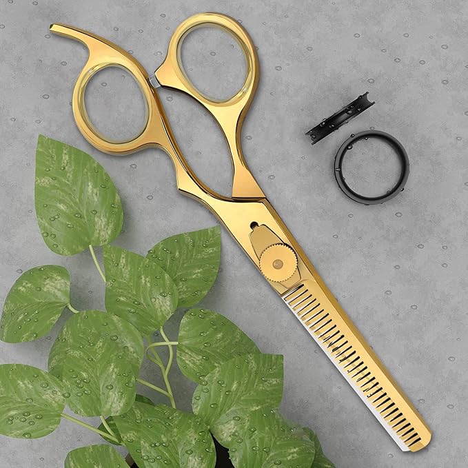 BEAUTICONE Thinning Shears for Hair Cutting, Professional Barber Hair Scissors, texturizing shears for Women/Men Trimming, Salon, Hair Layering scissor, Stainless Steel