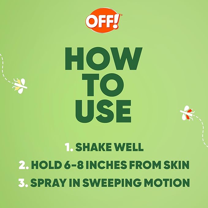 OFF! Deep Woods Insect Repellent Aerosol, Dry, Non-Greasy Formula, Bug Spray with Long Lasting Protection from Mosquitoes and Ticks, 4 Oz, 2 Count